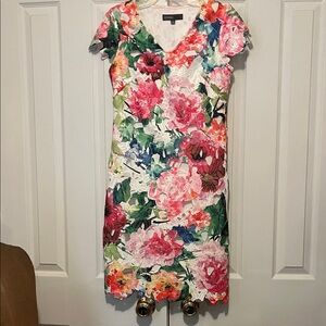 Donna Ricco New York Vibrant Floral Dress size 6